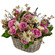 floral arrangement in a basket. Lithuania